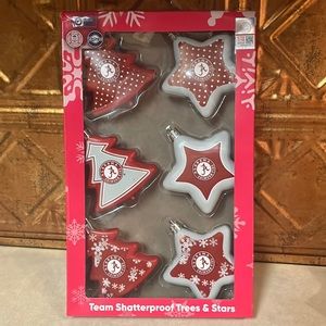 University of Alabama Set of Christmas Ornaments
